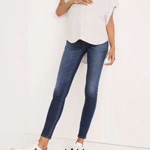 Madewell Maternity Over-the-belly Skinny Jeans. Sz 27